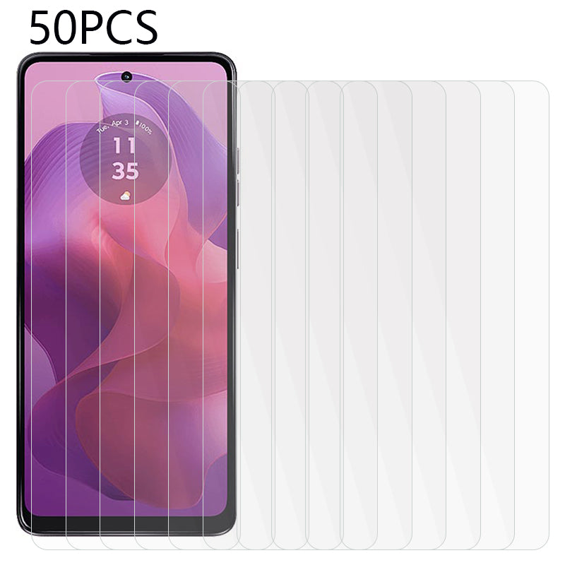50PCS For Motorola Moto Moto G24 4G / G04 4G Tempered Glass Screen Protector 2.5D 0.3mm HD Clear Film 50PCS For Motorola Moto Moto G24 4G / G04 4G Tempered Glass Screen Protector 2.5D 0.3mm HD Clear Film
